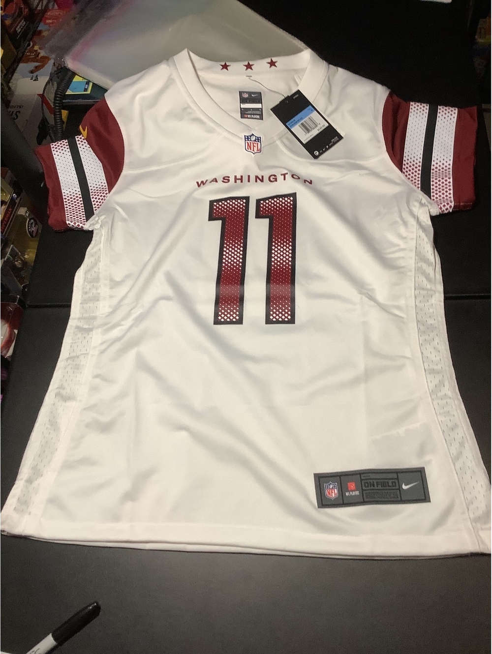 Nike NFL Washington Commanders Wentz #11 On Field White Jersey - Women's Medium